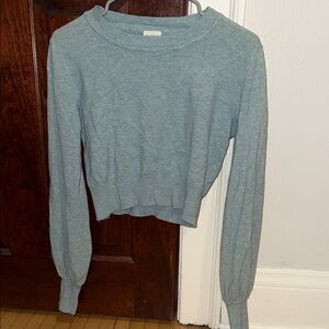 Light Blue Long Sleeve Sweater